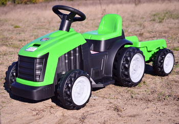 Traktor z Przyczepą na Akumulator TR1908T Zielony