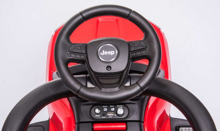 JEŹDZIK, PCHACZ, ODPYCHACZ, POJAZD NA AKUMULATOR- JEEP CHEROKEE,  DASZEK ,DŹWIĘKI/JQ606