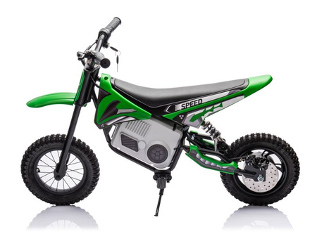 REWELACYJNY  MOTOR CROSSOWY SPEED   POMPOWANE KOŁA, STALOWA RAMA 36V/A9901