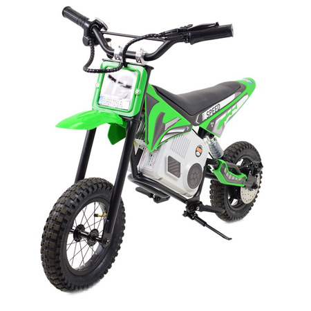 REWELACYJNY  MOTOR CROSSOWY SPEED   POMPOWANE KOŁA, STALOWA RAMA 36V/A9901