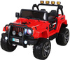 MEGA JEEP 4X4 Z REDUKTOREM NAPĘDU EXCLUSIVE 24 V, 480 WAT, WOLNY START,MIĘKKIE KOŁA /WXE1688-24V
