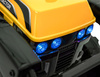 Traktor Spychacz G320 dla najmłodszych dzieci Żółty + Ruchoma łyżka + Melodie + Klakson + Światła LED