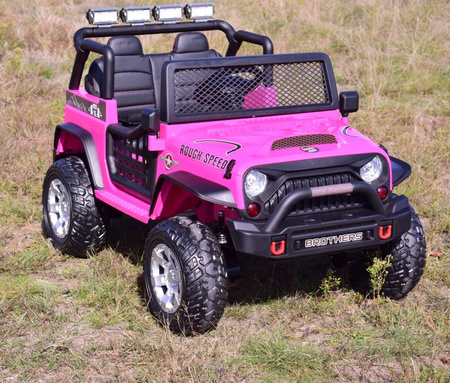 WIELKI DZIP 4X4  ROUGH SPEED, FUNKCJA BUJANIA, WALIZKA, RADIO FM, MIĘKKIE KOŁA/XMX-617