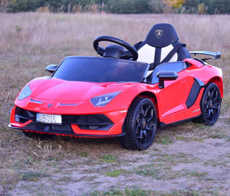 ORYGINALNE LAMBORGHINI AVENTADOR - WERSJA KARBON -  MIĘKKIE KOŁA, MIĘKKIE SIEDZENIE, SUPER JAKOŚĆ/SX2018