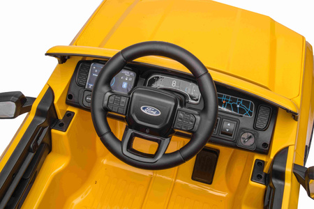 Pojazd Ford Ranger LIFT, Żółty Pickup