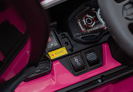 Pojazd Lamborghini Revuelto XL STRONG Różowy