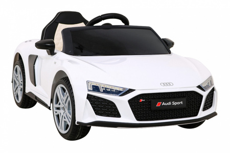 Audi R8 LIFT Samochodzik na akumulator Biały + Pilot