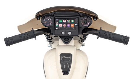 Pojazd Chopper INDIAN Biały motocykl dla dziecka
