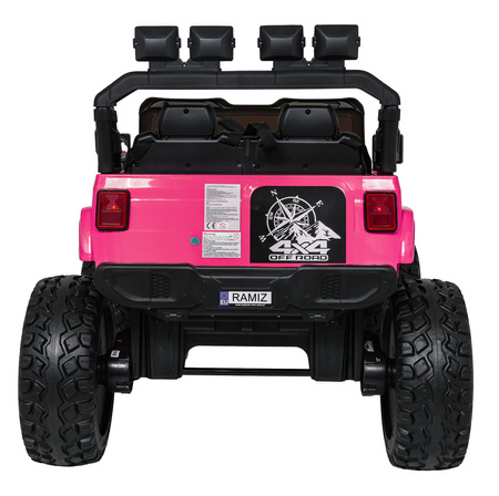 Pojazd Extreme Sport 4x4 Zmienna Wielkość Różowy