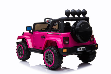 MEGA JEEP  FULLTIME, NAPĘD 4X4,  1X12V ,WOLNY START/ MIĘKKIE KOŁA,  FUNKCJA BUJANIAEXCLUSIVE/7588