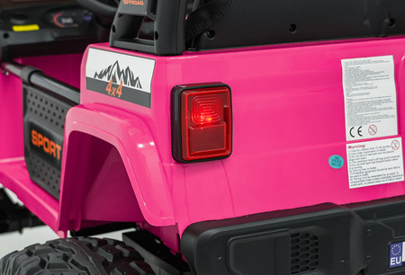 Pojazd Extreme Sport 4x4 Zmienna Wielkość Różowy