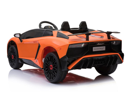 ORYGINALNE LAMBORGHINI AVENTADOR PEŁNA OPCJA, MIĘKKIE KOŁA, MIĘKKIE SIEDZENIE/BDM0913