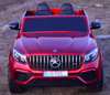 MERCEDES GLC 63S LICENCJA, 4X4, 2x12V, WALIZKA, MIĘKKIE KOŁA EVA, MIĘKKIE SIEDZENIE, LAKIER POLEROWANY, FULL OPCJA/XMX608