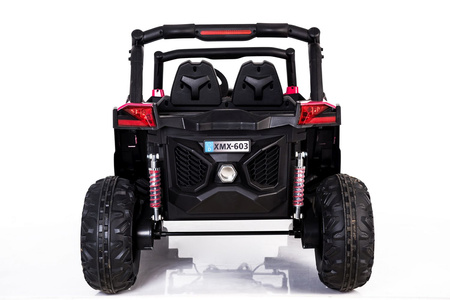 MEGA AUTO BUGGI 4X4 , PANEL , MIĘKKIE KOŁA EVA, MIĘKKIE SIEDZENIE FULL OPCJA 2X 12V/XMX603