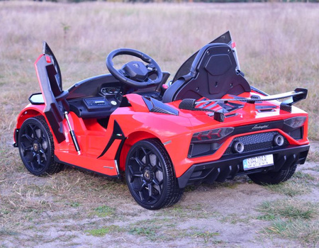 ORYGINALNE LAMBORGHINI AVENTADOR - WERSJA KARBON -  MIĘKKIE KOŁA, MIĘKKIE SIEDZENIE, SUPER JAKOŚĆ/SX2018