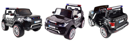 JEEP POLICJA 4X4 Z  AMORTYZATORAMI, PILOT,  REDUKTOR/ XMX-601-1