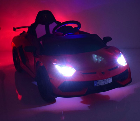ORYGINALNE LAMBORGHINI AVENTADOR - WERSJA KARBON -  MIĘKKIE KOŁA, MIĘKKIE SIEDZENIE, SUPER JAKOŚĆ/SX2018