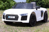 ORYGINALNE AUDI  R8 SPYDER  W NAJLEPSZEJ WERSJI, MIĘKKIE SIEDZENIE, PILOT 2.4 GHZ/ 2198