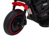 Motorek Chopper FASTER na akumulator dla dzieci Czerwony + Radio FM + Panel audio + LED