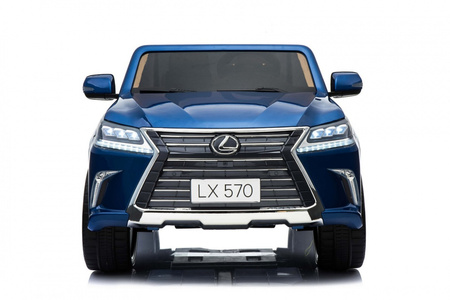Lexus LX570 Lakierowane Autko dla 2 dzieci Niebieski  SUV + Pilot