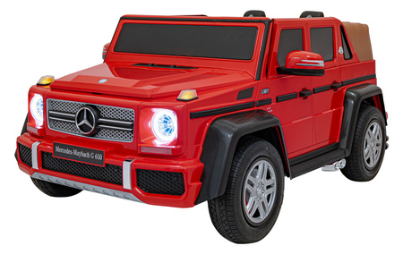 Pojazd Mercedes Benz MAYBACH G650 Czerwony