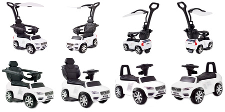 JEŹDZIK, PCHACZ, ODPYCHACZ VOLVO XC90, MIĘKKIE SIEDZENIE,  DASZEK ,DŹWIĘKI/DKP02C
