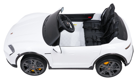 Pojazd Porsche Taycan Turbo S Biały