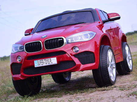 ORYGINALNE BMW X6M   W NAJLEPSZEJ WERSJI, MIĘKKIE SIEDZENIE, PILOT 2.4 GHZ, LAKIER/ 2199