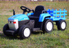 DUŻY TRAKTOR NA AKUMULATOR MX-616  2 SILNIKI,  PILOT/A009-B