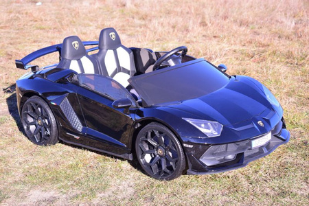 LICENCJONOWANY LAMBORGHINI AVENTADOR SVJ DLA 2 DZIECI FUNKCJA DRIFTU - LAKIER SUPER JAKOŚĆ, MIĘKKIE SIEDZENIE, MIĘKKIE KOŁA/SX2028