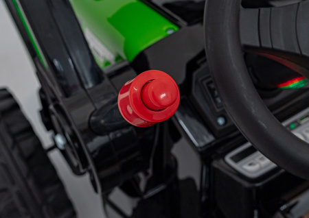 Koparka Traktor na akumulator dla dzieci Zielony + Ruchome Ramię Łyżka + Pilot + Wolny Start + Radio FM + LED