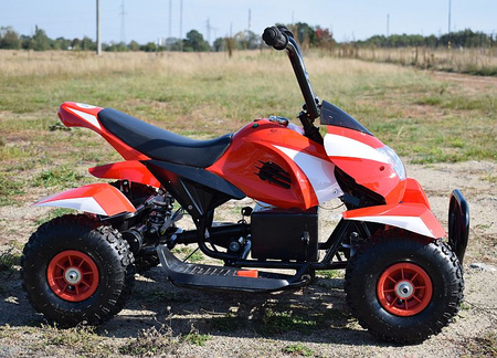 MEGA WIELKI QUAD, METALOWA KONSTRUKCJA, AMORTYZATORY, POMPOWANE KOŁA, LAKIER,GAZ W  MANETCE, MIĘKKIE SIEDZENIE/6688