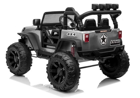 Auto na akumulator Jeep JC666 Srebrny Lakierowany