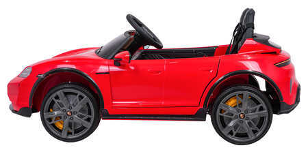 Pojazd Porsche Taycan Turbo S Czerwony
