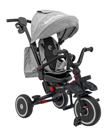 Rowerek Trzykołowy RIDER Szary SPORTRIKE