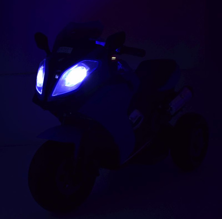 WIELKI  MOTOR ŚCIGACZ, MIĘKKIE KOŁA EVA, MIĘKKIE SIEDZENIE STRONG 2 EXCLUSIVE/NEL-1300