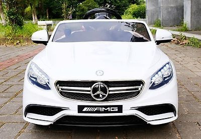 MERCEDES S63 AMG LICENCJA,  MIĘKKIE KOŁA EVA FULL OPCJA/HL169
