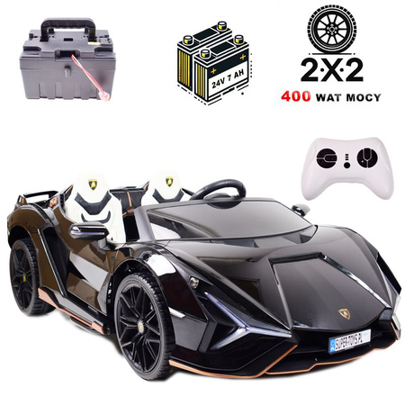 ORYGINALNE LAMBORGHINI SIAN NA AKUMULATOR,  WERSJA Z MIEJSCEM DLA RODZICA/QLS6988