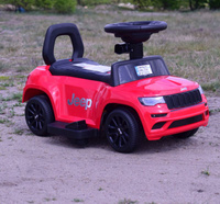 JEŹDZIK, PCHACZ, ODPYCHACZ, POJAZD NA AKUMULATOR- JEEP CHEROKEE,  DASZEK ,DŹWIĘKI/JQ606