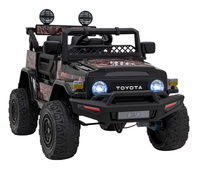 Toyota FJ Cruiser dla dzieci Czarna terenówka + Pilot