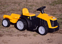 Traktor z Przyczepą na Akumulator TR1908T Żółty