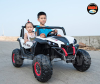 Buggy SuperStar dla dzieci Biały + Napęd 4x4 + Pilot + Bagażnik + MP3 LED + Blokada drzwi